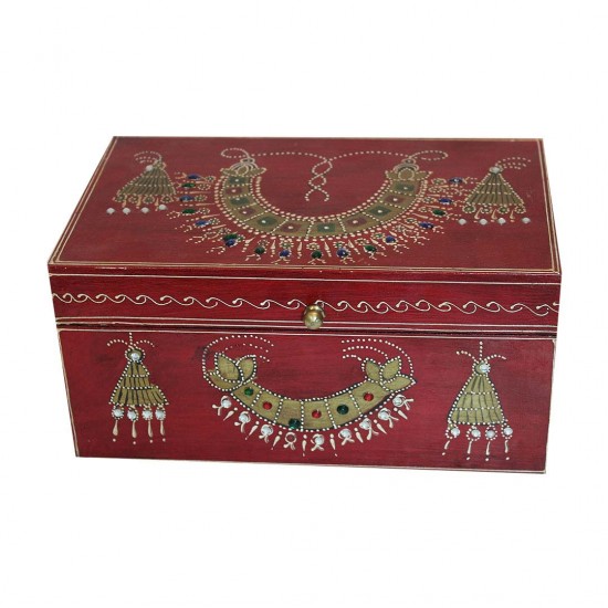 Royal Red Maharani Jewellery Box