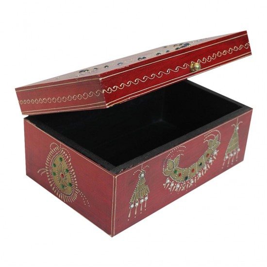 Royal Red Maharani Jewellery Box