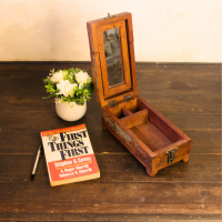 Distressed Hajjam (Barber) Box Handmade using Reclaimed Wood Distressed Hajjam (Barber) Box Handmade using Reclaimed Wood