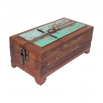 Distressed Hajjam (Barber) Box Handmade using Reclaimed Wood