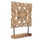 Carved Wooden Panel on Stand Carved Wooden Panel on Stand