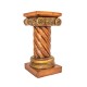 Antique Mettalic Twisted Rope Wooden Pillar height 18 Inch Antique Mettalic Twisted Rope Wooden Pillar height 18 Inch