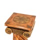Antique Mettalic Twisted Rope Wooden Pillar height 18 Inch Antique Mettalic Twisted Rope Wooden Pillar height 18 Inch