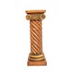Antique Mettalic Twisted Rope Wooden Pillar height 24 Inch Antique Mettalic Twisted Rope Wooden Pillar height 24 Inch