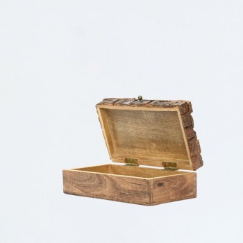 Wooden Bark Box -Small