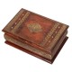 Wooden Jewellery Box - Brass Art Wooden Jewellery Box - Brass Art