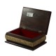 Wooden Jewellery Box - Brass Art Wooden Jewellery Box - Brass Art