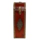 Polished Bottle Case with Brass Art Polished Bottle Case with Brass Art