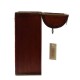Polished Bottle Case with Brass Art Polished Bottle Case with Brass Art