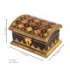 Indune Wooden Jewellery Box Rustic with Bone Art 6 x 3 Inches Indune Wooden Jewellery Box Rustic with Bone Art 6 x 3 Inches