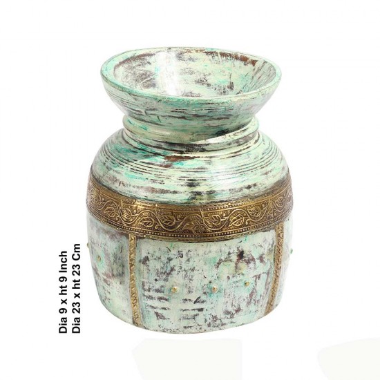 Rustic Wooden Pot Rustic Wooden Pot