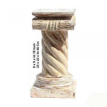 Pillar Rope 18 Inch Chuna White