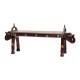 Elephant Entryway Bench- Polished & Brassart Elephant Entryway Bench- Polished & Brassart