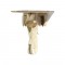 Rustic Wooden Elephant Wall Bracket - White