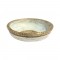 Wooden Rustic Bowl with Embossed Brass Art - Small