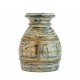 Distressed White Wooden Pot Distressed White Wooden Pot