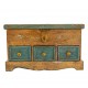 Distressed Blue Wooden Mini Chest of Drawers Distressed Blue Wooden Mini Chest of Drawers