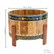 Traditional Wooden Planter Cum Bucket Traditional Wooden Planter Cum Bucket