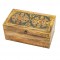 Distressed Yellow Wooden Jewellery Box