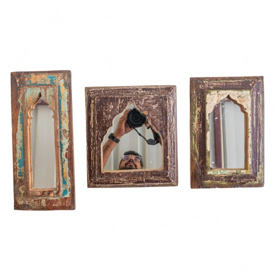 Traditional Distressed Mirror Frames