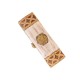 Distressed White Wooden Trinket Box with Embossed Brass ArtWork Distressed White Wooden Trinket Box with Embossed Brass ArtWork