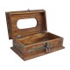 Wooden Tissue Paper Box Distressed