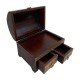 Treasure Box Galla - Polished Brown, Wood, Metal Trimmings Treasure Box Galla - Polished Brown, Wood, Metal Trimmings