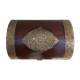 Treasure Box Galla - Polished Brown, Wood, Metal Trimmings Treasure Box Galla - Polished Brown, Wood, Metal Trimmings