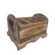 Distressed White Box Partitioned Lid - Case of Curiosities. Distressed White Box Partitioned Lid - Case of Curiosities.
