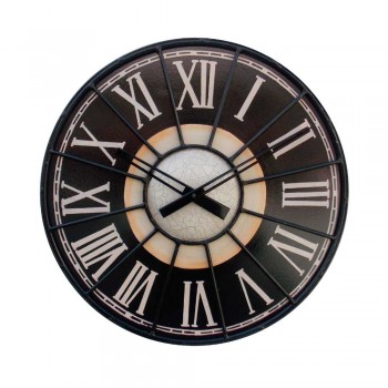 Roman Numerals Retro Wall Clock- Vintage Style, Iron