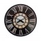 Roman Numerals Retro Wall Clock- Vintage Style, Iron