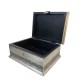 Box- Embossed White Metal Artwork, Antique Finish, 9 x 7 x 5 Inches Box- Embossed White Metal Artwork, Antique Finish, 9 x 7 x 5 Inches