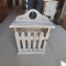Picket Fence Inspired Distressed White Key Box