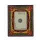 Multicolored Wooden Photo Frame - Hand Painted 5 x 7 Inches