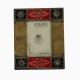 Wooden Photo Frame - Embossed Metal, Hand Painted 5 x 7 Inches Wooden Photo Frame - Embossed Metal, Hand Painted 5 x 7 Inches