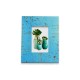 Wooden Photo Frame - Rough Distressed Blue 4 x 6 Inches Wooden Photo Frame - Rough Distressed Blue 4 x 6 Inches