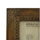 Wooden Photo Frame - Embossed Metal 4 x 6 Inches Wooden Photo Frame - Embossed Metal 4 x 6 Inches
