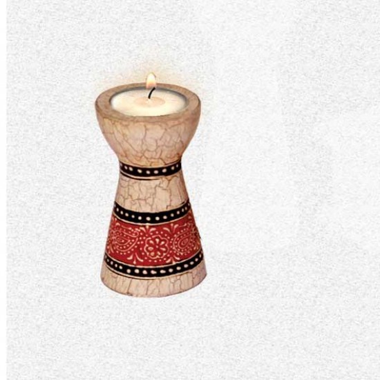 Candle Stand Floral / Taper Small (Collection- Elegant Paisley)