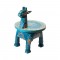 Goat Round Stool (Collection- Flora On Sapphire )