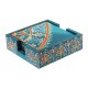 Coaster Set (Collection- Flora On Sapphire) Coaster Set (Collection- Flora On Sapphire)