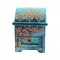 Half Round Top Box With One Drawer (Collection-Flora On sapphire)