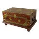 Royal Wooden Treasure Box with Brass Claddings and Artwork Royal Wooden Treasure Box with Brass Claddings and Artwork
