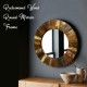 Reclaimed Wood Round Mirror Frame Reclaimed Wood Round Mirror Frame
