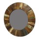 Reclaimed Wood Round Mirror Frame Reclaimed Wood Round Mirror Frame