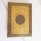 Indian Ethnic Embossed Brass Chowki 10x14 inches Indian Ethnic Embossed Brass Chowki 10x14 inches