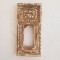 Distressed Carved Wooden Jharokha Frame - 14 Inches