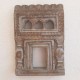 Distressed Grey Wooden Small Jharokha Frame with Tibari Distressed Grey Wooden Small Jharokha Frame with Tibari