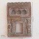 Distressed Grey Wooden Small Jharokha Frame with Tibari Distressed Grey Wooden Small Jharokha Frame with Tibari