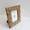 Golden Brown Photo Frame with Golden Coneart and Beads (Photo 5 x 7)