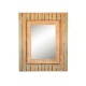 White - Green Wooden Pannel Shaped Photo Frame with Back Stand